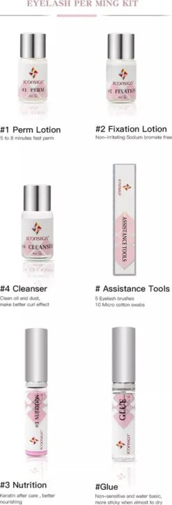 Merkloos Lash Lift Kit - Vernieuwde Wimperlifting Set - Wimperserums Met Wenkbrauw Gel - Lash Lift Set -Cosmetica Promotiewinkel 409x1200