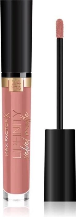 Max Factor Lipfinity Velvet Matte Lippenstift - 015 Nude Silk Nude -Cosmetica Promotiewinkel 423x1200