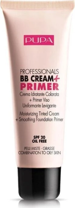 Pupa BB Cream + Primer For Combination To Oily Skin - 002 Sand -Cosmetica Promotiewinkel 433x1200 9