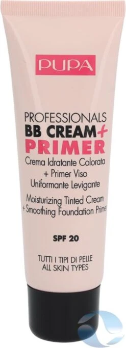 Pupa Milano Professionals BB Cream + Primer - 002 Sand -Cosmetica Promotiewinkel 434x1200 2