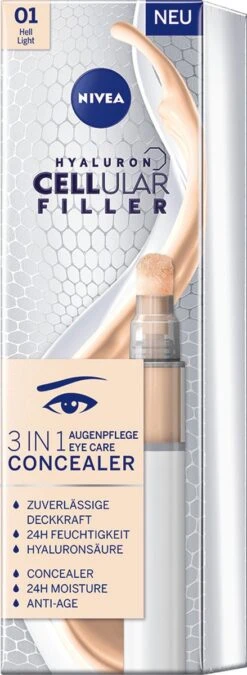 NIVEA 4005900853578 Oogconcealermake-up 4 Ml 12 NIVEA 4005900853578 Oogconcealermake-up 4 Ml -Cosmetica Promotiewinkel 439x1200