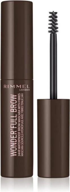 Rimmel London Wonder'full 24 Hour Brow Mascara - Wenkbrauwgel - 003 Dark Brown -Cosmetica Promotiewinkel 441x1200 7