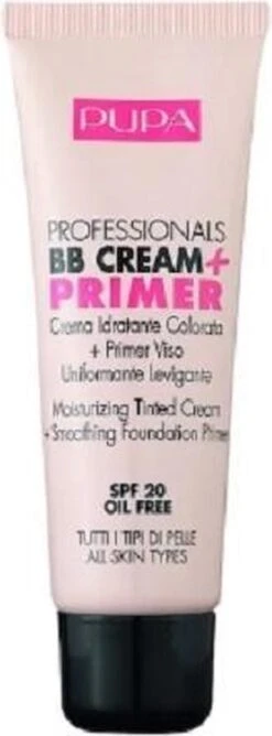 Pupa Milano Professionals BB Cream + Primer - Nude 001 -Cosmetica Promotiewinkel 444x1200 1
