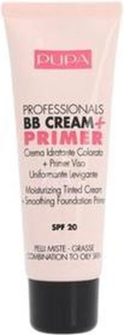 Pupa Milano BB Cream + Primer For Combination To Oily Skin - 001 Nude -Cosmetica Promotiewinkel 444x1200 2