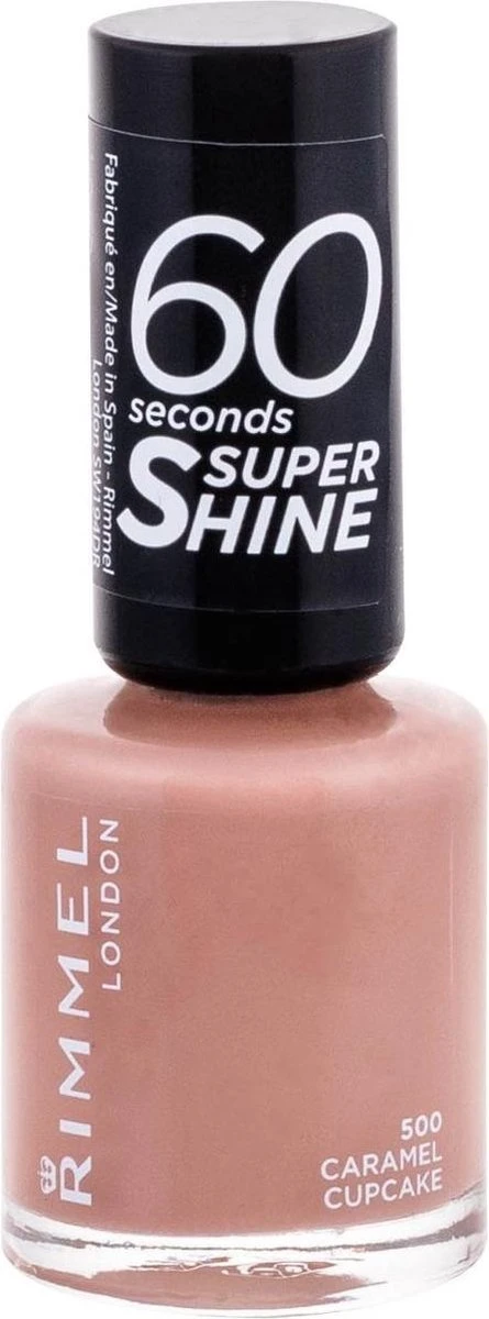Rimmel London Rimmel 60 Seconds Super Shine - 500 Caramel Cupcake 7 Rimmel London Rimmel 60 Seconds Super Shine - 500 Caramel Cupcake - Afbeelding 5
