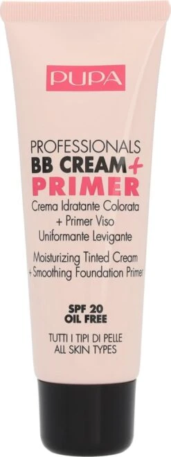 Pupa Milano Professionals BB Cream + Primer - 002 Sand -Cosmetica Promotiewinkel 449x1200 1
