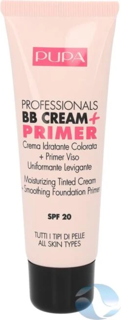Pupa Milano Professionals BB Cream + Primer - Nude 001 -Cosmetica Promotiewinkel 456x1200 1