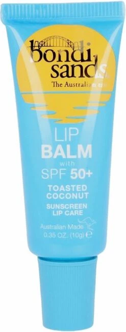 Bondi Sands Sunscreen Lip Balm SPF 50+ Toasted Coconut 10 G - Hydrateert En Verzacht Droge Lippen -Cosmetica Promotiewinkel 457x1200
