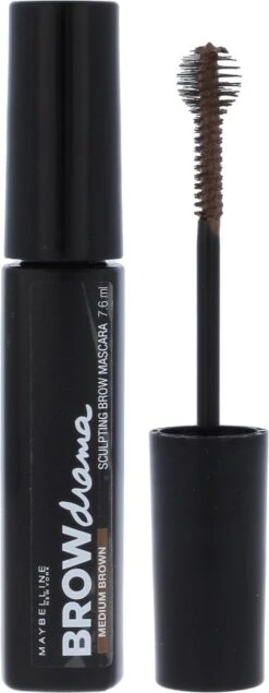 Maybelline Brow Drama - Medium Brown - Bruin - Wenkbrauwmascara 16 Maybelline Brow Drama - Medium Brown - Bruin - Wenkbrauwmascara -Cosmetica Promotiewinkel 467x1200