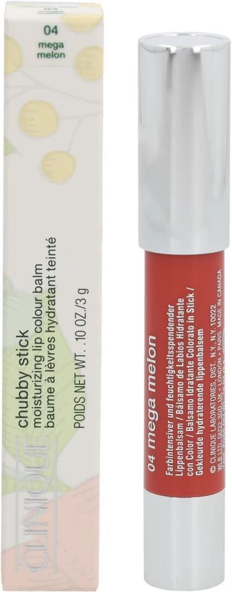 Clinique Chubby Stick Moisturizing Lip Colour Balm - Mega Melon 13 Clinique Chubby Stick Moisturizing Lip Colour Balm - Mega Melon - Afbeelding 11