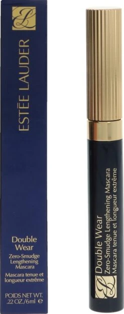Estée Lauder Double Wear Zero-Smudge Lengthening Mascara - Zwart - Mascara - 6 Ml -Cosmetica Promotiewinkel 473x1200