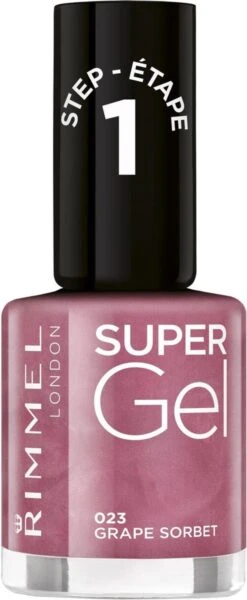 Rimmel London Super Gel Nagellak - 023 Grape Sorbet -Cosmetica Promotiewinkel 494x1200 8