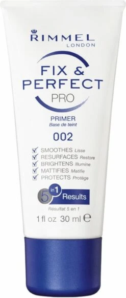 Rimmel London Fix & Perfect Make-Up Primer - 002 Transparent - 30 Ml 19 Rimmel London Fix & Perfect Make-Up Primer - 002 Transparent - 30 Ml -Cosmetica Promotiewinkel 509x1200 2