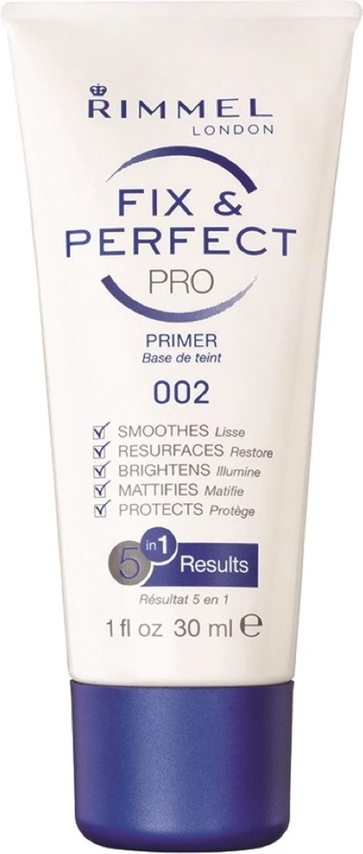 Rimmel London Fix & Perfect Make-Up Primer - 002 Transparent - 30 Ml 11 Rimmel London Fix & Perfect Make-Up Primer - 002 Transparent - 30 Ml - Afbeelding 9