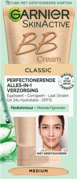 Garnier SkinActive BB Cream Classic Medium 5-in-1 Verzorging - 50 Ml -Cosmetica Promotiewinkel 519x1200 1