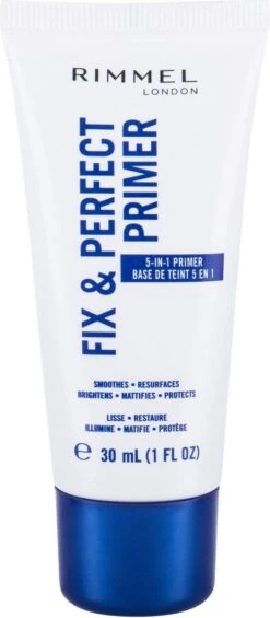 Rimmel London Fix & Perfect Make-Up Primer - 002 Transparent - 30 Ml 18 Rimmel London Fix & Perfect Make-Up Primer - 002 Transparent - 30 Ml -Cosmetica Promotiewinkel 525x1200 1