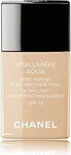 Chanel Vitalumiere Aqua Foundation - 30 Beige - SPF15 - 30 Ml 24 Chanel Vitalumiere Aqua Foundation - 30 Beige - SPF15 - 30 Ml -Cosmetica Promotiewinkel 548x1200 1