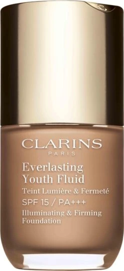 Clarins Everlasting Youth Fluid Illuminating & Firming Foundation - 112 Amber - Foundation - 30 Ml -Cosmetica Promotiewinkel 549x1200 1
