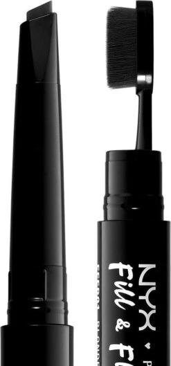 NYX Professional Makeup Fill & Fluff Eyebrow Pomade Pencil - FFEP08 Black - Wenkbrauw Potlood - 0,2 Gr -Cosmetica Promotiewinkel 560x1200 3