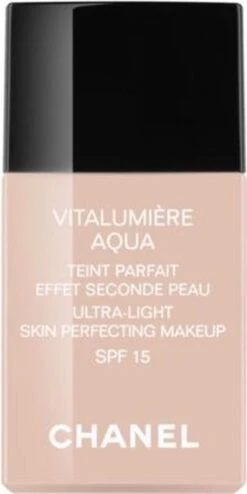 Chanel Vitalumiere Aqua Foundation - 30 Beige - SPF15 - 30 Ml 19 Chanel Vitalumiere Aqua Foundation - 30 Beige - SPF15 - 30 Ml -Cosmetica Promotiewinkel 600x1200 1