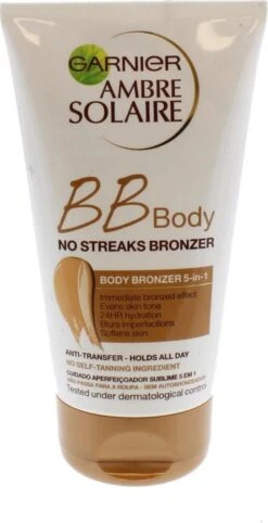 Garnier Ambre Solaire No Streaks BB Body Bronzer - 150 Ml -Cosmetica Promotiewinkel 615x1200