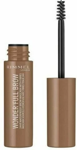 Rimmel London Wonder'full 24 Hour Brow Mascara - Wenkbrauwgel - 003 Dark Brown -Cosmetica Promotiewinkel 618x1200