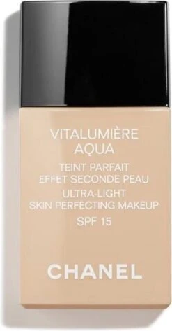 Chanel Vitalumiere Aqua Foundation - 30 Beige - SPF15 - 30 Ml 22 Chanel Vitalumiere Aqua Foundation - 30 Beige - SPF15 - 30 Ml -Cosmetica Promotiewinkel 626x1200