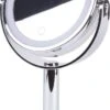 Benson Make Up Spiegel - LED Touch - Dimbaar - 2-Zijdig- Chroom