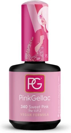 Pink Gellac - Sweet Pink - Gellak - Vegan - Roze - Glanzend - 15ml -Cosmetica Promotiewinkel 644x1200 1