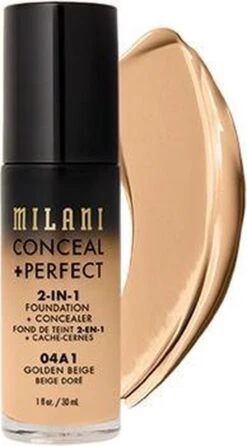 Milani Conceal + Perfect 2-in-1 Foundation + Concealer - Golden Beige -Cosmetica Promotiewinkel 665x1200