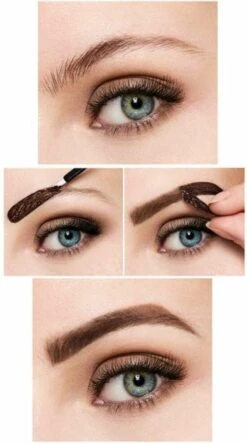 Maybelline Tattoo Brow Peel-Off Wenkbrauwgel - 3 Dark Brown - Bruin -Cosmetica Promotiewinkel 669x1200