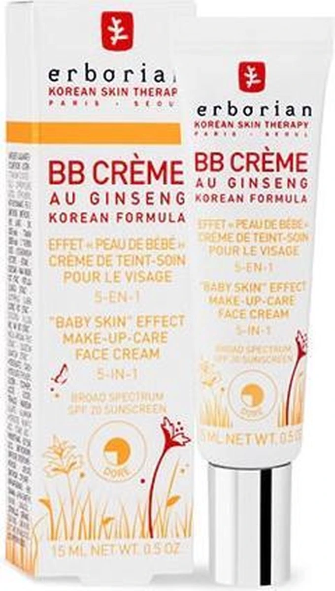 Erborian Bb Cream (bb Creme Make-up Care Face Cream) 15 Ml 3 Erborian Bb Cream (bb Creme Make-up Care Face Cream) 15 Ml