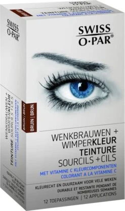 Swiss O Par - Wenkbrauw- En Wimperverf Bruin 1 Set -Cosmetica Promotiewinkel 710x1200
