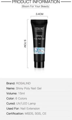 Polygel- Polygel Kit- Polygel Nagels- Polygel Kleuren- 15ML - Polygel Set- 3 Kleuren Polygel - Gel Solution - Nale File 2 - Nail Brush 1 - 12 PCS Tips 1 - Decoration - Nagellamp - Base Gel - Top Coat 1 -Cosmetica Promotiewinkel 726x1200 2