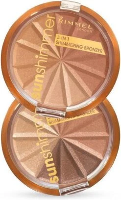 Rimmel London Rimmel - SunShimmer 3 In 1 Shimmering Bronzer Lustrous Powder 9.9 G 1 Gold Princess - -Cosmetica Promotiewinkel 728x1200 2