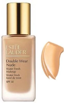 Estée Lauder Double Wear Nude Water Fresh Makeup Foundation 30 Ml - 1W2 Sand - Met SPF 30 -Cosmetica Promotiewinkel 752x1200