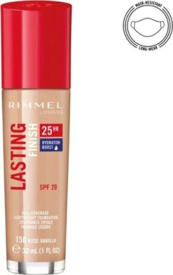 Rimmel London Lasting Finish Foundation - 150 Rose Vanilla -Cosmetica Promotiewinkel 757x1200 2