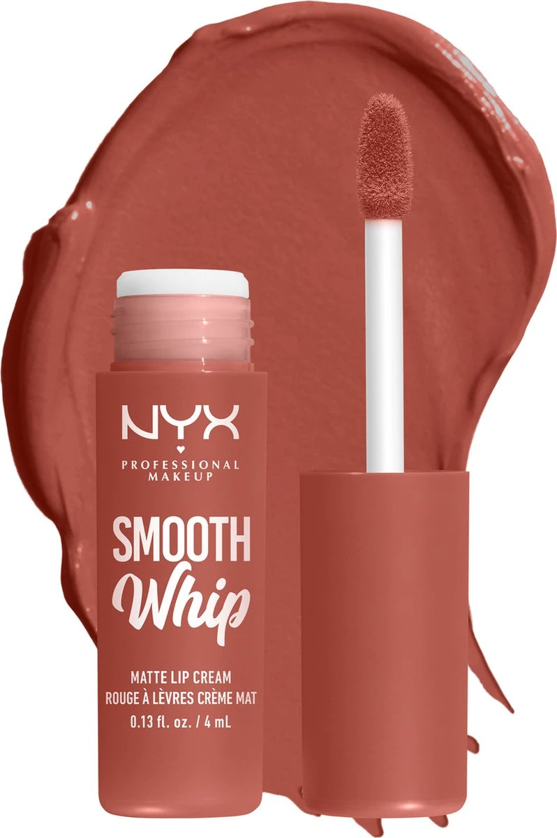 NYX Professional Makeup Lippenstift Smooth Whip Matte 02 Kitty Belly, 4 Ml 4 NYX Professional Makeup Lippenstift Smooth Whip Matte 02 Kitty Belly, 4 Ml - Afbeelding 2