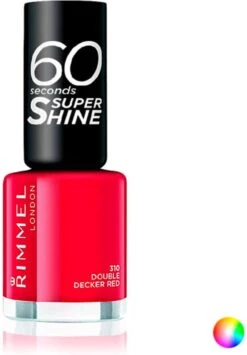 Rimmel London Rimmel 60 Seconds Super Shine Nagellak - 710 Oh My Cherry! -Cosmetica Promotiewinkel 834x1200 3
