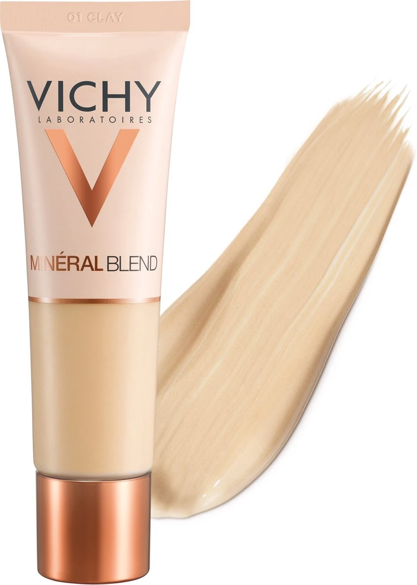 Vichy Minéralblend Foundation - 01 Clay - 30ML - Natuurlijke Dekking