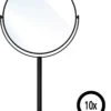 Omliox Make Up En Scheer Spiegel - Ronde Standspiegel - 10x Vergroting - Ø19cm - Mat Zwart -Cosmetica Promotiewinkel 881x1200