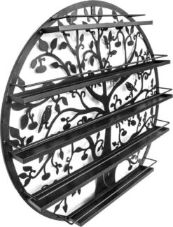 Confibel Nagellak Houder - Nagellak Flesjes Organizer - Essentiële Oliën Organizer - Rek Voor Flesjes - Wanddecoratie - Zwart -Cosmetica Promotiewinkel 913x1200 1