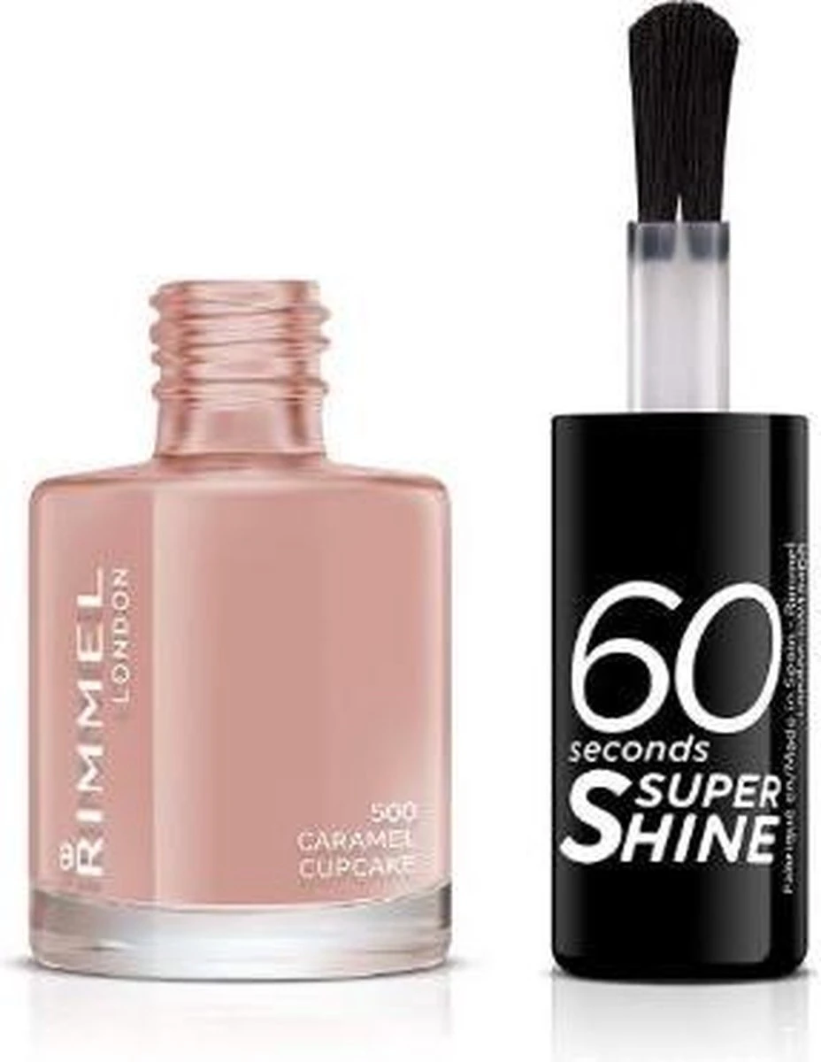 Rimmel London Rimmel 60 Seconds Super Shine - 500 Caramel Cupcake 4 Rimmel London Rimmel 60 Seconds Super Shine - 500 Caramel Cupcake - Afbeelding 2