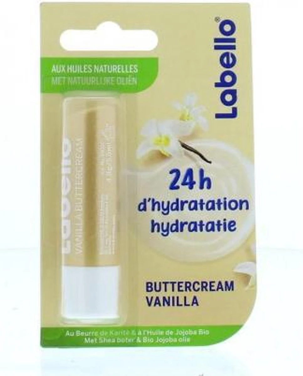 Labello Lippenbalsem Vanilla Buttercream Blister 4 Labello Lippenbalsem Vanilla Buttercream Blister - Afbeelding 2