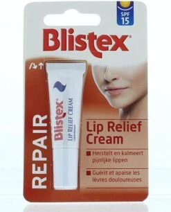 Blistex Lip Relief Cream - 6 Ml - Lippenbalsam -Cosmetica Promotiewinkel 970x1200