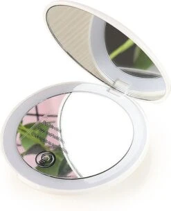 Led-verlichte Oplaadbare Compacte Make-up Spiegel Rond |1 X 2 X Vergroting | Make-upspiegel | Zakspiegel | Handspiegel | Reisspiegel | Dimbaar|als Cadeau | USB-lader | Rond | Zwart 19 Led-verlichte Oplaadbare Compacte Make-up Spiegel Rond |1 X 2 X Vergroting | Make-upspiegel | Zakspiegel | Handspiegel | Reisspiegel | Dimbaar|als Cadeau | USB-lader | Rond | Zwart -Cosmetica Promotiewinkel 976x1200 4