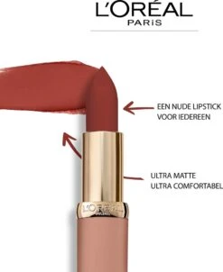 L’Oréal Paris Color Riche Free The Nudes Lipstick - Nude Matte - 08 No Lies - Roze - 3,9 Gr -Cosmetica Promotiewinkel 980x1200