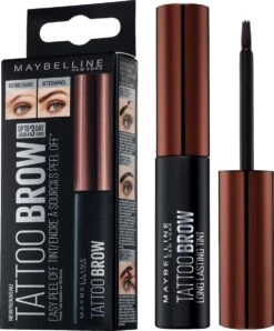 Maybelline Tattoo Brow Peel-Off Wenkbrauwgel - 3 Dark Brown - Bruin -Cosmetica Promotiewinkel 993x1200 1