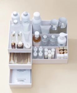Make-up Organizer - Cosmetica Opbergdoos - Sieraden Bakje - Dames - Wit - Opmaken -Cosmetica Promotiewinkel 996x1200